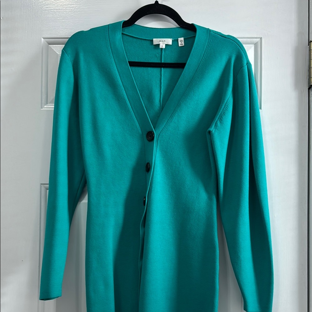 ALC Button-Up Cardigan Sweater Dress